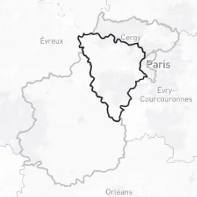 Carte du département des Yvelines (78)